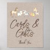 Editierbare Farmkarten und Geschenke, signiert Poster (Vorne)