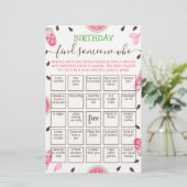 Editierbare Finde jemanden, der Bingo-Spiel spiele (Stehend Vorderseite)