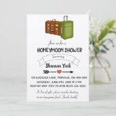 Editierbare Flitterwochendusche Einladung (Stehend Vorderseite)