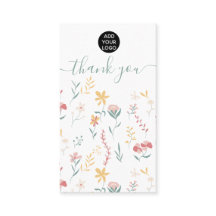 Editierbare florale niedliche Illustration danke