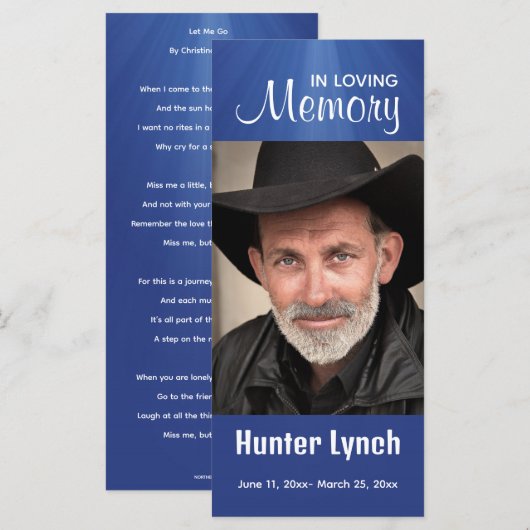 Editierbare Foto-Rays für Lichtbildkarten (Vorne/Hinten)