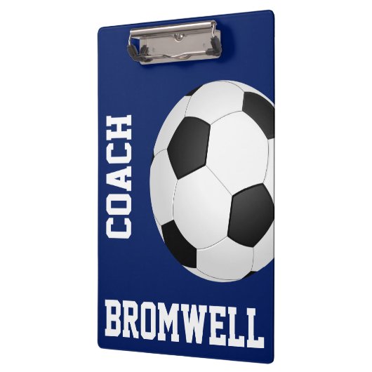 Editierbare Fußball-Zwischenablage Klemmbrett (Links)