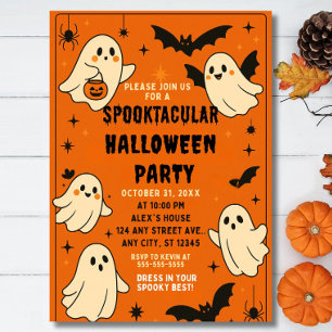Editierbare Geburtstagseinladung, Halloween Einladung