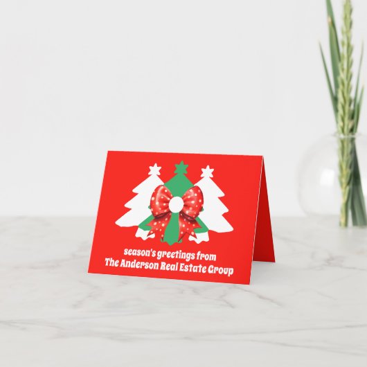 Editierbare Geschäftslogos QR Code Weihnachten im  (Vorderseite)