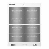 Editierbare Geschäftsvorlage für Farben und Design (Vorne)