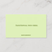 Editierbare Golf Loyalty Card Treuekarte (Rückseite)