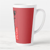 Editierbare Golfers Geburtstagsgeschenk Milchtasse (Rechts)