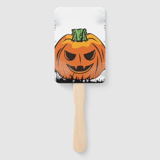 Editierbare Halloween-Einladung, Halloween-Party Fächer (Rückseite)