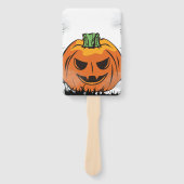 Editierbare Halloween-Einladung, Halloween-Party Fächer (Vorderseite)