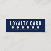 Editierbare Hintergrundfarbe Einfache Treuekarte (Vorderseite)