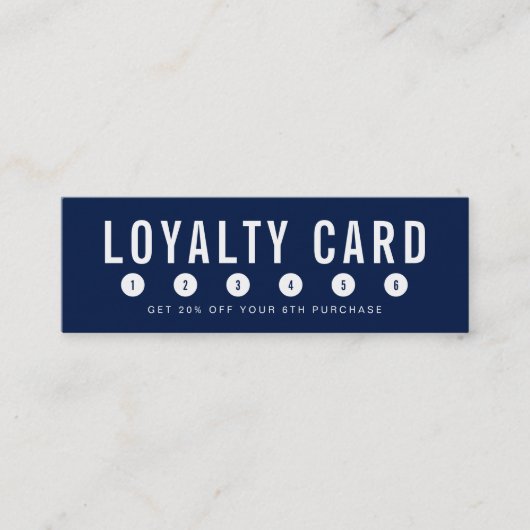 Editierbare Hintergrundfarbe Einfache Treuekarte (Vorderseite)