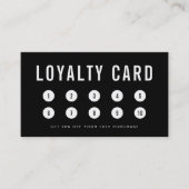 Editierbare Hintergrundfarbe Einfache Treuekarte (Vorderseite)