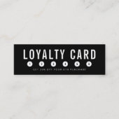 Editierbare Hintergrundfarbe Einfache Treuekarte (Vorderseite)