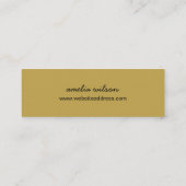 Editierbare Hintergrundfarbe Einfache Treuekarte (Rückseite)