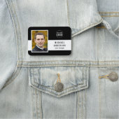 Editierbare Hintergrundfarbe Hinzufügen Ihres Logo Namensschild (Beispiel)