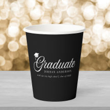 Editierbare Hintergrundfarbe Mortarboard Graduate