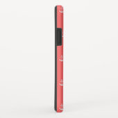 Editierbare Hintergrundfarbe Nautischer Anker Case-Mate iPhone Hülle (Hinten/Rechts)