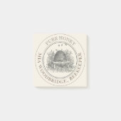 Editierbare Honig Bienenzüchter Skep Post Anmerkun Post-it Klebezettel (Vorderseite)