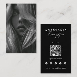 Editierbare Influencer Content Creator Social Medi Visitenkarte