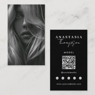 Editierbare Influencer Content Creator Social Medi Visitenkarte