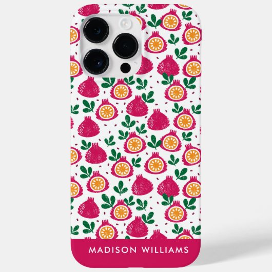 Editierbare Inschrift Minimalistisch Case-Mate iPh iPhone Hülle (Rückseite)