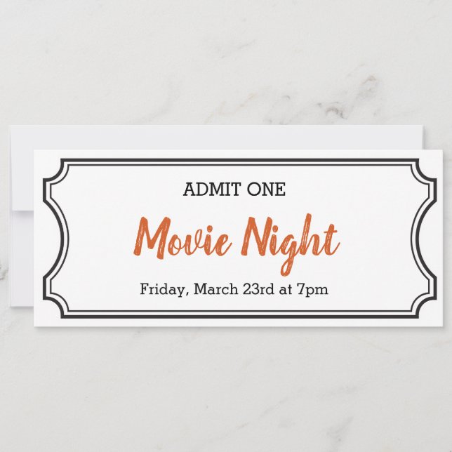 Editierbare IOU Geschenktickets Jahrestag Geschenk (Vorderseite)