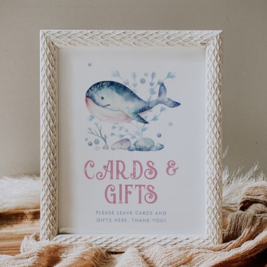 Editierbare Karten und Geschenke Ozeanzeichen Poster
