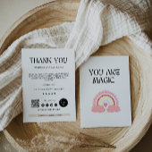 Editierbare, moderne Business Danke Card