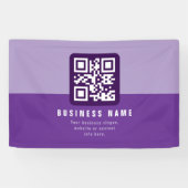 Editierbare moderne QR-Codevorlage | Äpfel Banner (Horizontal)