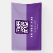 Editierbare moderne QR-Codevorlage | Äpfel Banner (Vertikal)