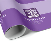 Editierbare moderne QR-Codevorlage | Äpfel Geschenkpapier (Rolleneckpunkt)