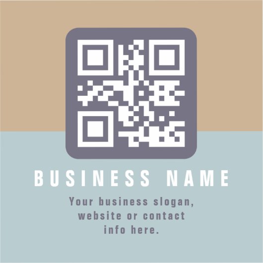 Editierbare moderne QR-Codevorlage | Farbmangel Aufkleber (Vorderseite)