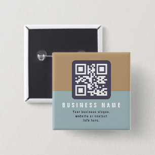 Editierbare moderne QR-Codevorlage   Farbmangel Button