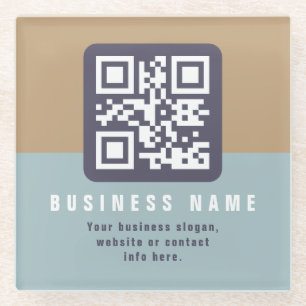 Editierbare moderne QR-Codevorlage   Farbmangel Glasuntersetzer