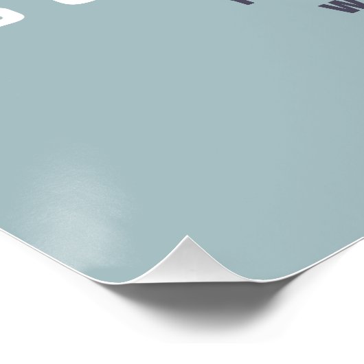 Editierbare moderne QR-Codevorlage | Farbmangel Poster (Ecke)