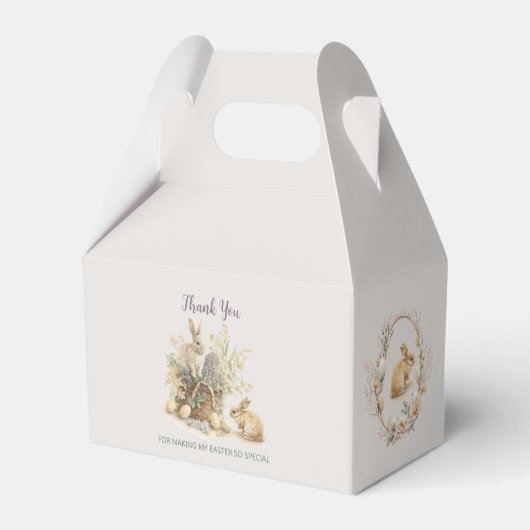 Editierbare Ostersonnenkasse Geschenkschachtel (Rückseite)