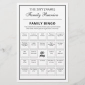 Editierbare Party Games Trivia & Bingo Family Wied Flyer (Hinten)