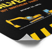 Editierbare Party-Schilder Poster (Ecke)