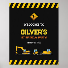 Editierbare Party-Schilder Poster