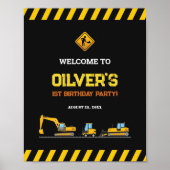 Editierbare Party-Schilder Poster (Vorne)