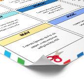 Editierbare PTO PTA Monatliche Veranstaltungsvorla Poster (Ecke)