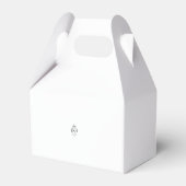 Editierbare Rosa Traktor Geburtstagskiste Geschenkschachtel (Rückseite)