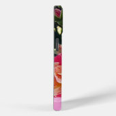 Editierbare Rose in Rosa und Weiß Case-Mate iPhone Hülle (Rückseite / Rechts)