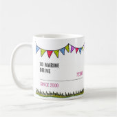 Editierbare Seagull-Jagd Kaffeetasse (Links)