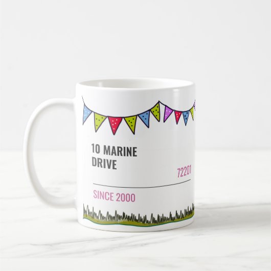 Editierbare Seagull-Jagd Kaffeetasse (Links)