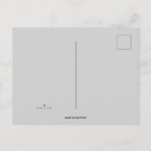 Editierbare Silver Stars - Neues Jahr Einladungspostkarte (Rückseite)