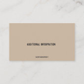 Editierbare Steuervorbereitungsdienste Visitenkarte (Rückseite)