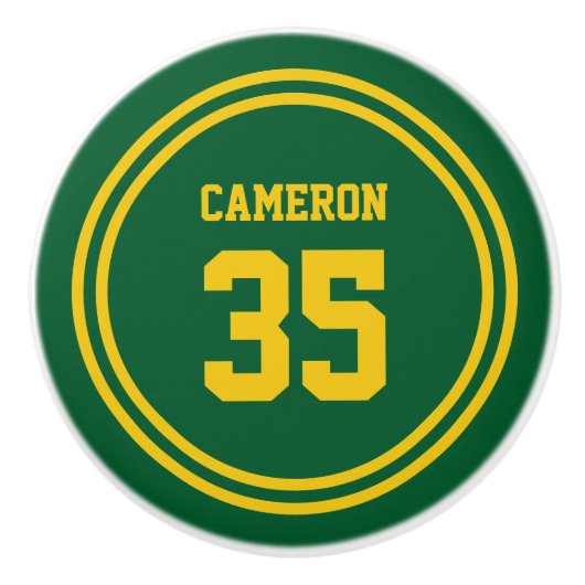 Editierbare Streifen und Hintergrundfarbe sportlic Keramikknauf (Vorderseite)