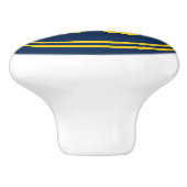 Editierbare Streifen und Hintergrundfarbe sportlic Keramikknauf (Seitenansicht)