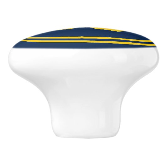 Editierbare Streifen und Hintergrundfarbe sportlic Keramikknauf (Seitenansicht)